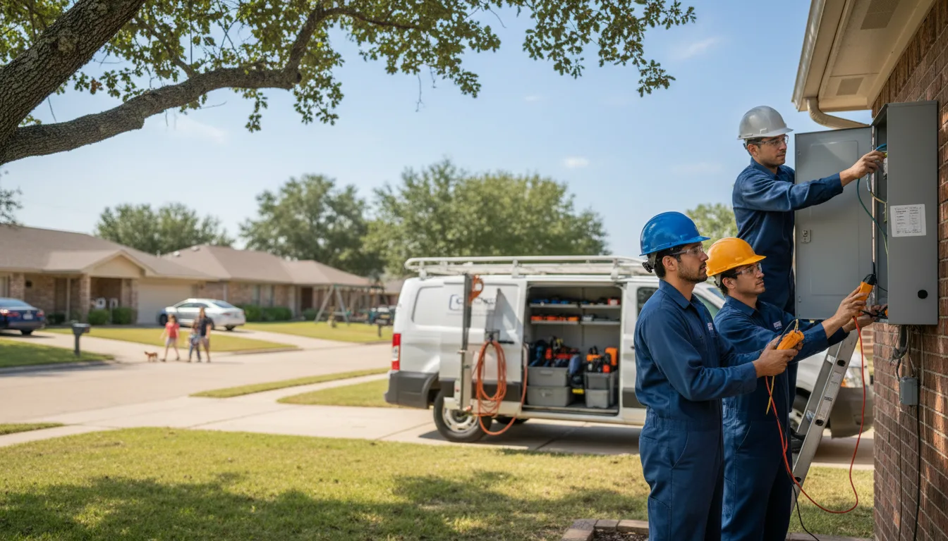 Certified electrician providing emergency electrical services in Wendel, CA